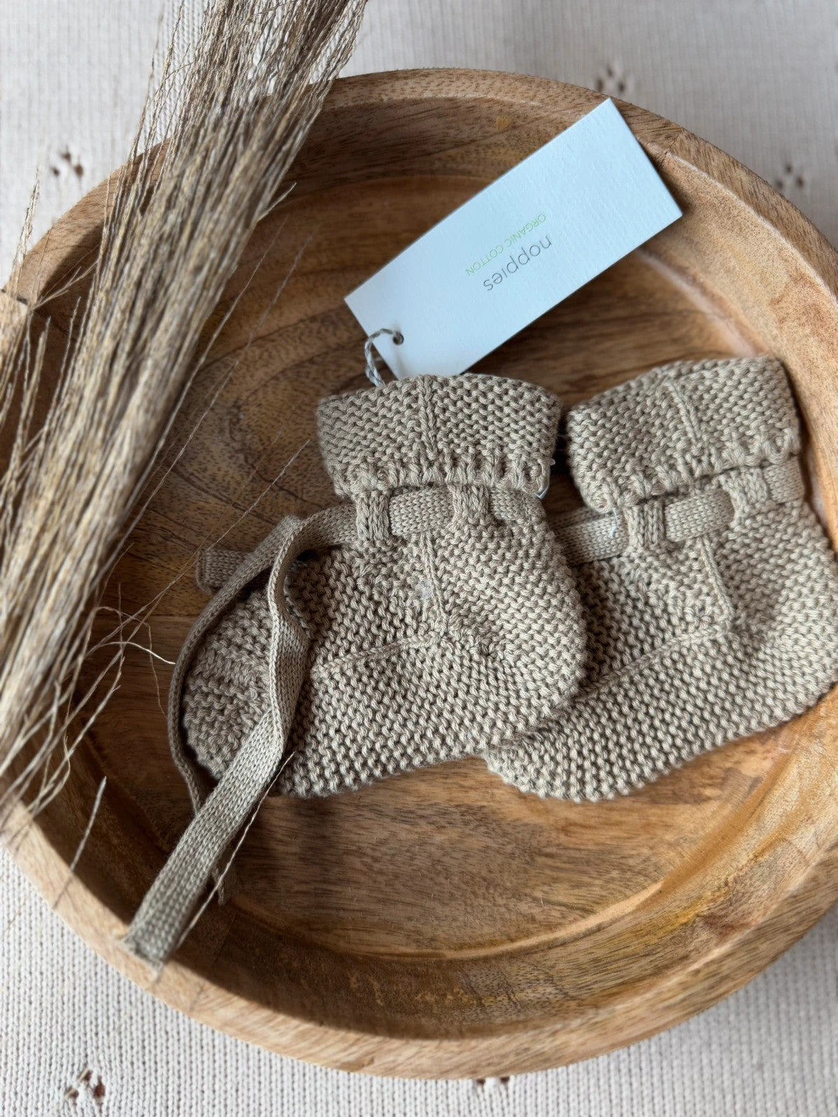 Noppies - prachtige nieuwe unisex knit slofjes 🤎