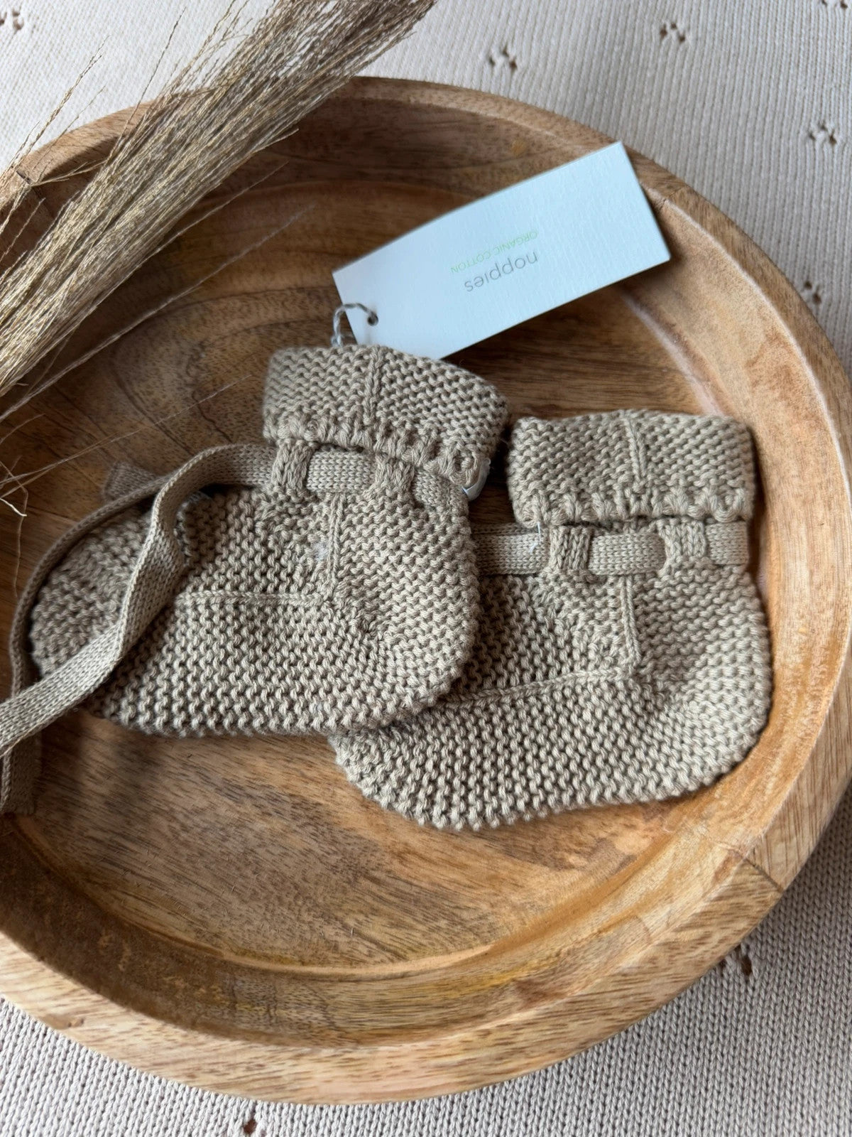 Noppies - prachtige nieuwe unisex knit slofjes 🤎