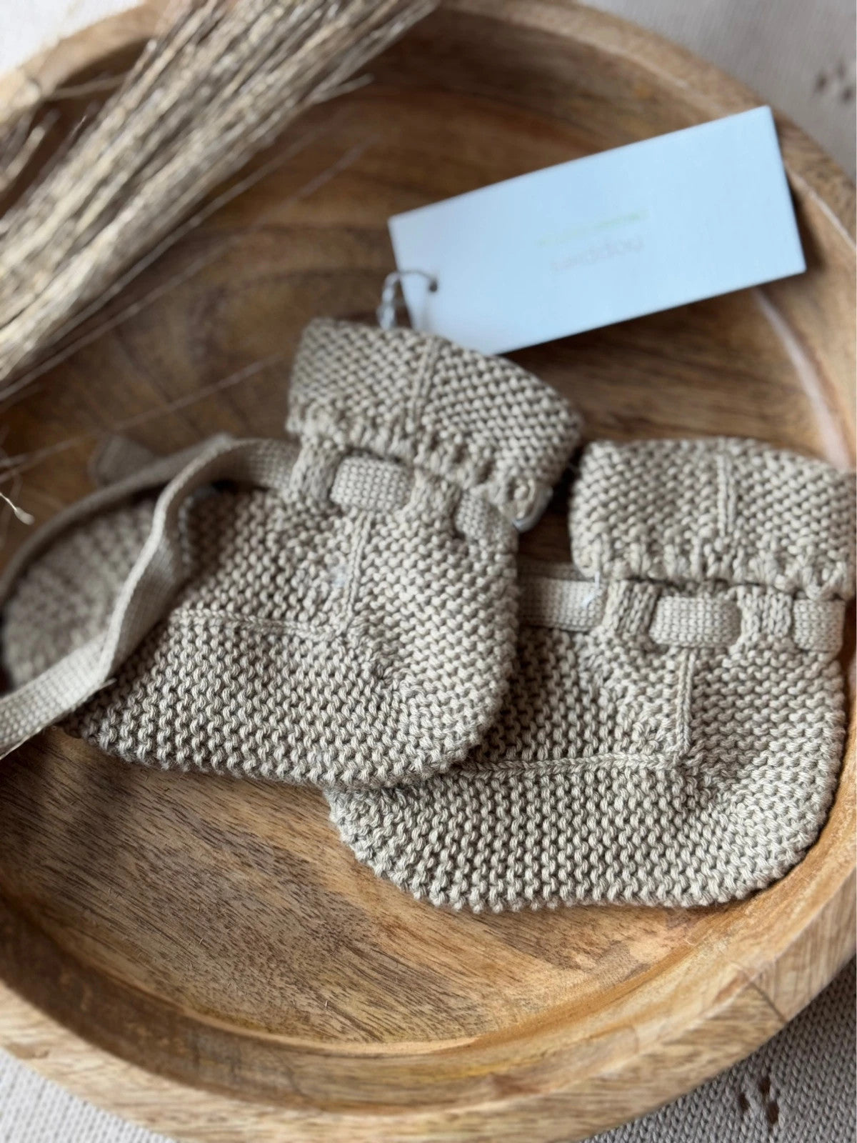 Noppies - prachtige nieuwe unisex knit slofjes 🤎