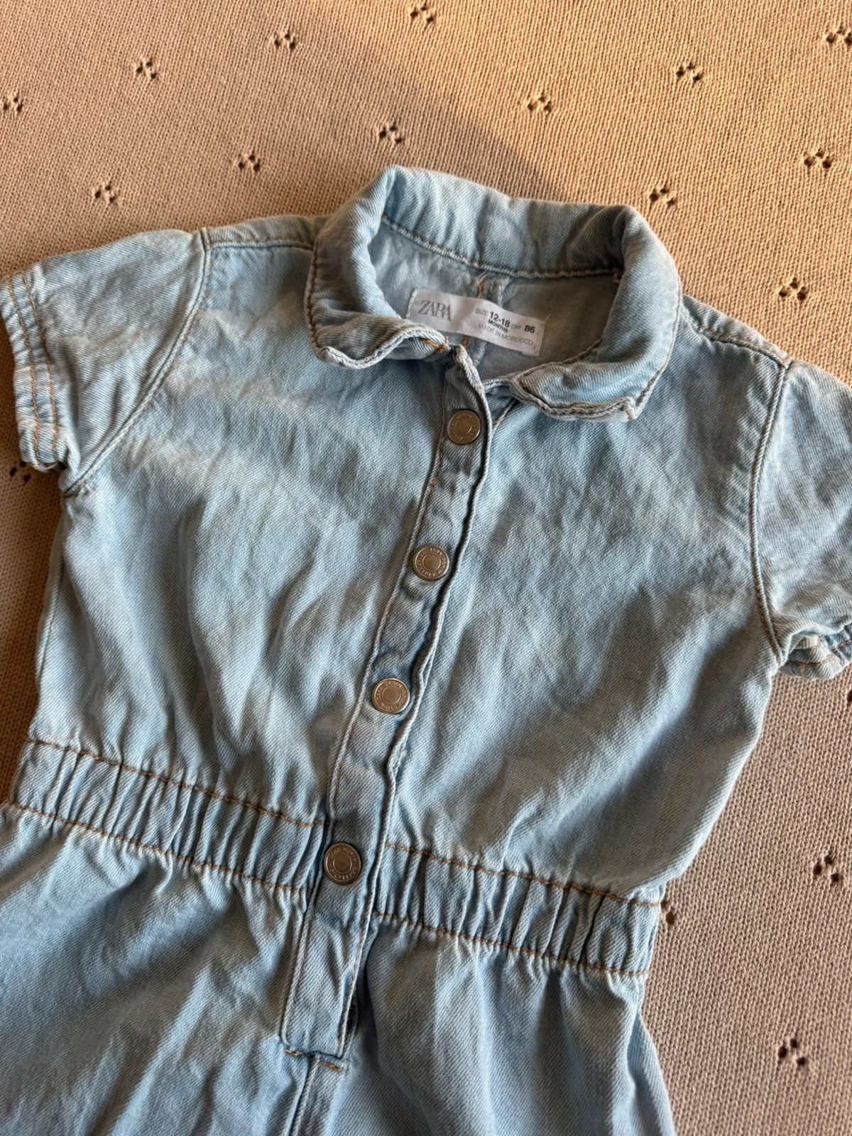 Zara - prachtige denim playsuit