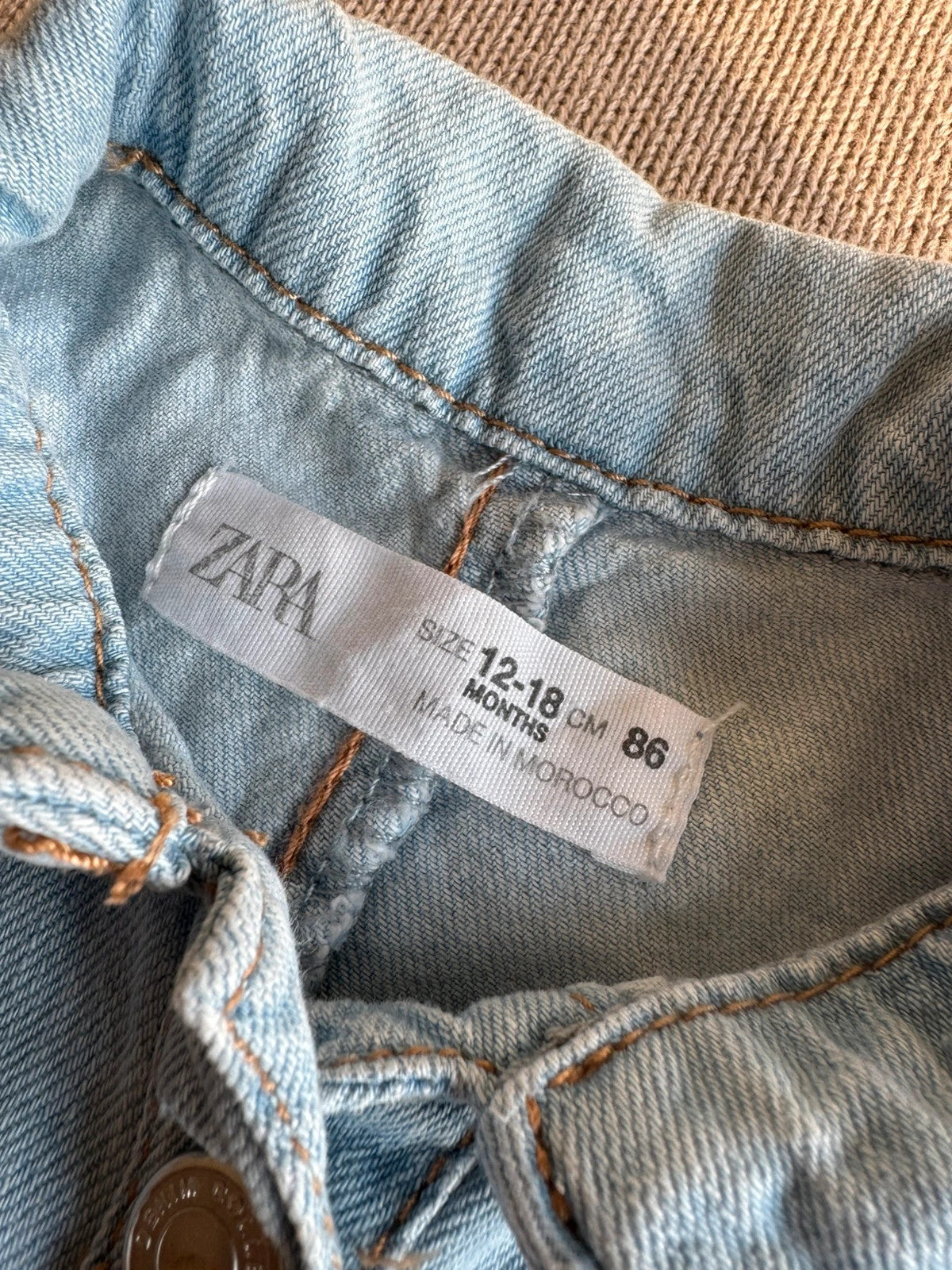 Zara - prachtige denim playsuit