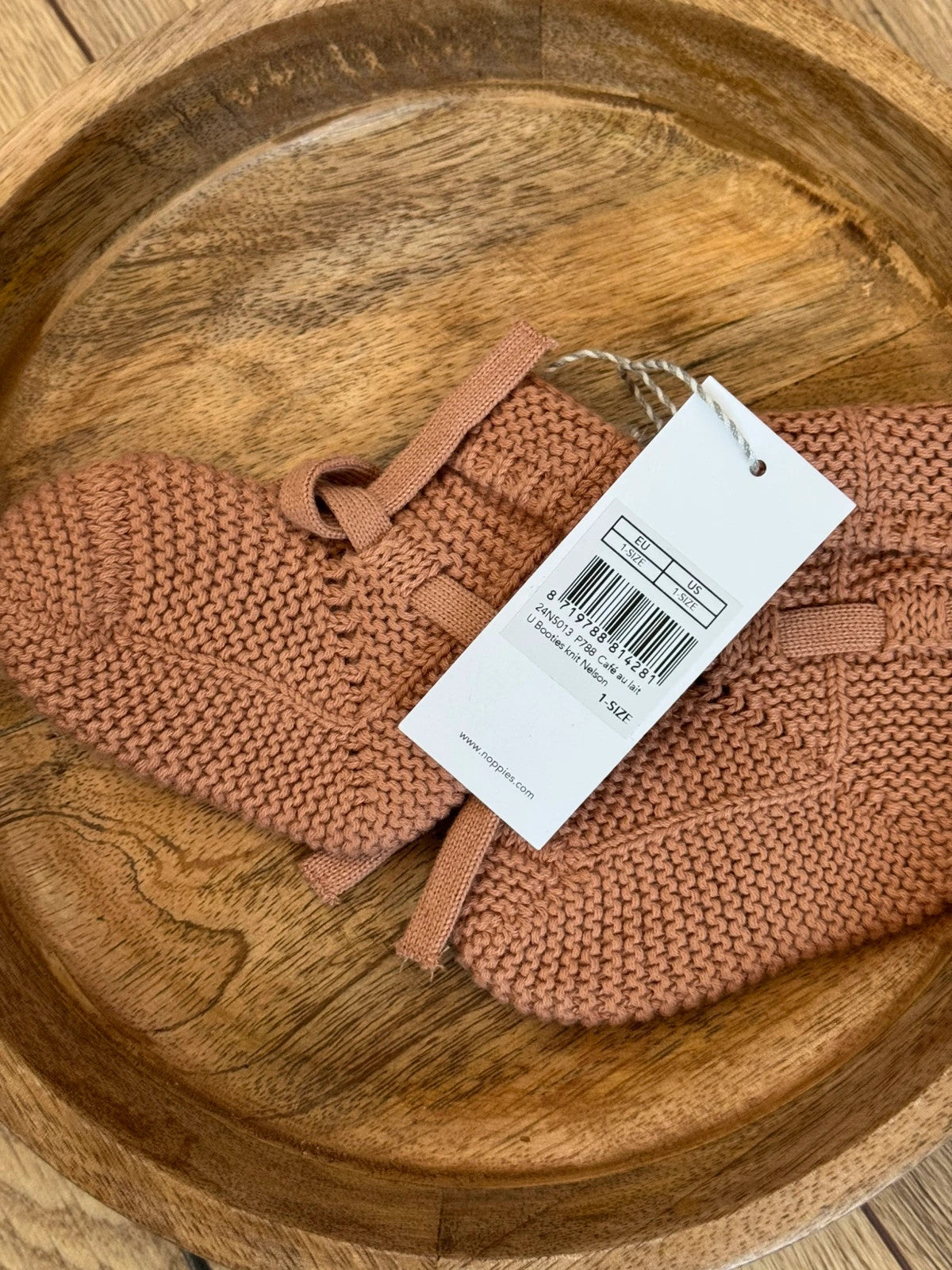 Noppies - nieuwe unisex knit slofjes 🤎