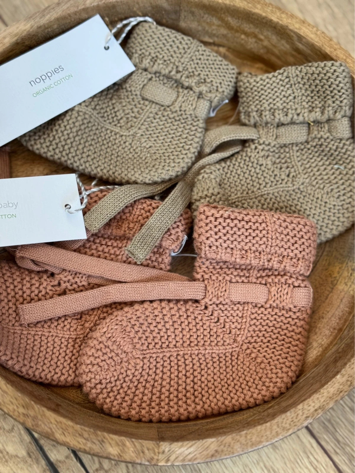 Noppies - nieuwe prachtig unisex  2 - pack knit slofjes